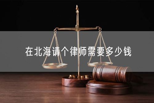 在北海請(qǐng)個(gè)律師需要多少錢