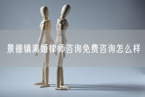 景德鎮(zhèn)離婚律師咨詢免費咨詢怎么樣