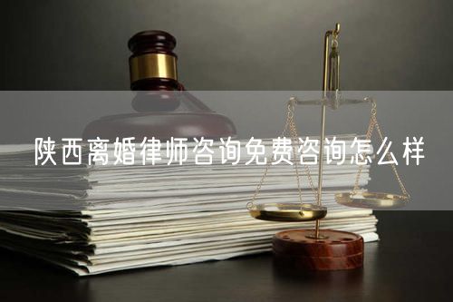陜西離婚律師咨詢免費(fèi)咨詢怎么樣